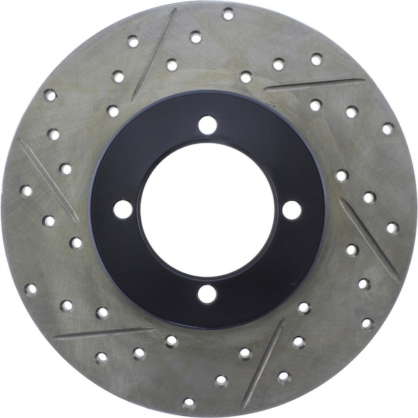 Centric Parts Sport Drilled/Slotted Brake Rotor, 127.42004R 127.42004R - main